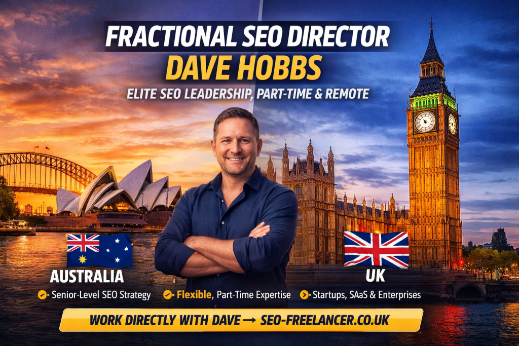 Fractional SEO Director - Dave Hobbs